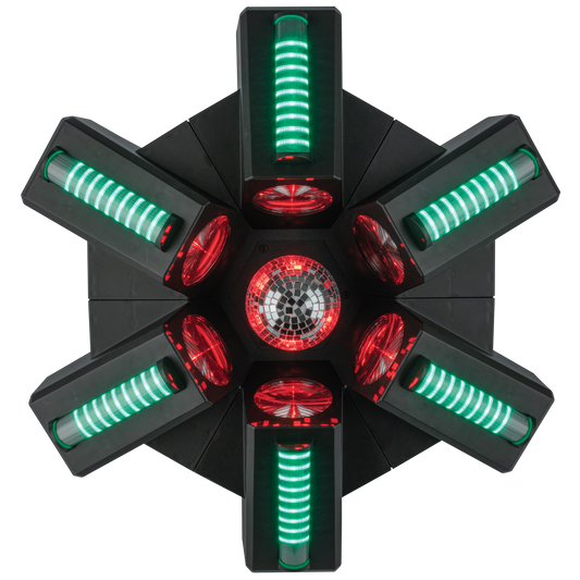 Showtec Typhoon 640 6x RGBW LED Spiegelkugel-Lichteffekt