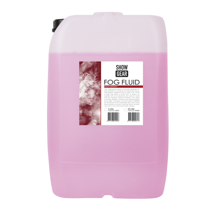 Showgear Nebelfluid, hohe Dichte 25 Liter - hochkonzentriert