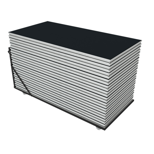 Transportwagen für 10 Bühnenpodeste