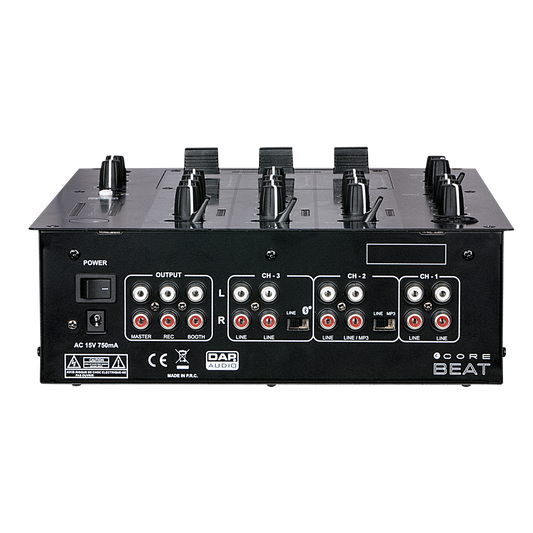 DAP CORE Beat 3-Kanal DJ-Mischpult