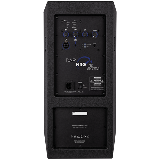 DAP NRG-12 Mobile 12" Akku-Lautsprecher mit Bluetooth 5.0