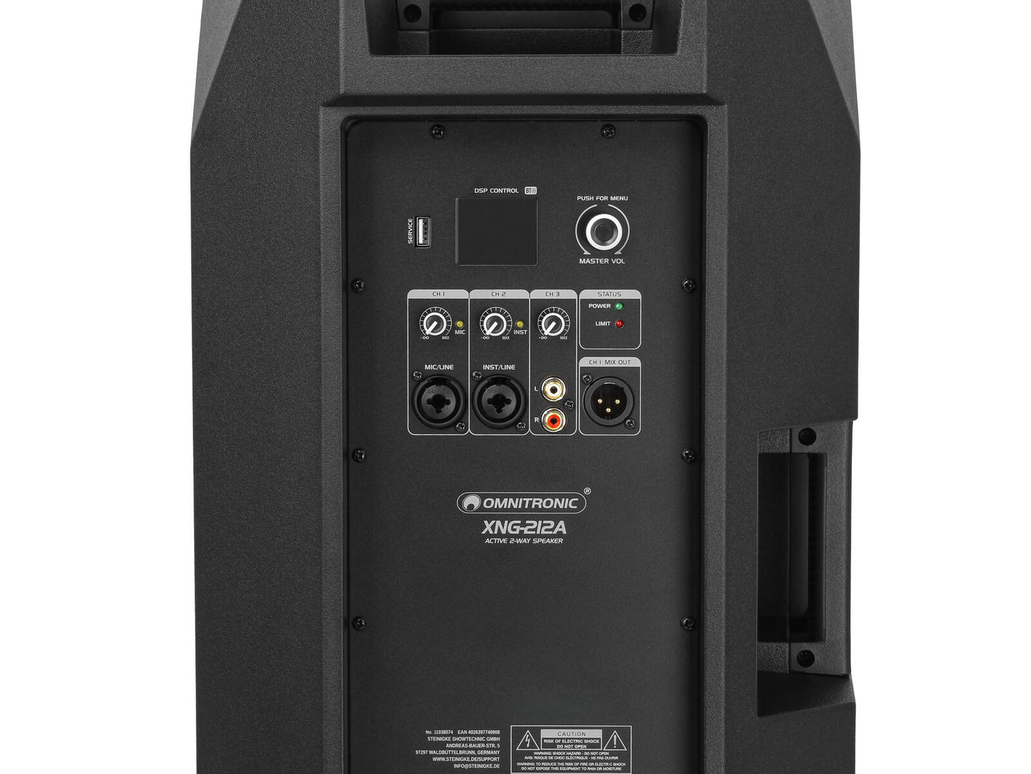 OMNITRONIC XNG-212A 2-Wege Lautsprecher, aktiv, DSP