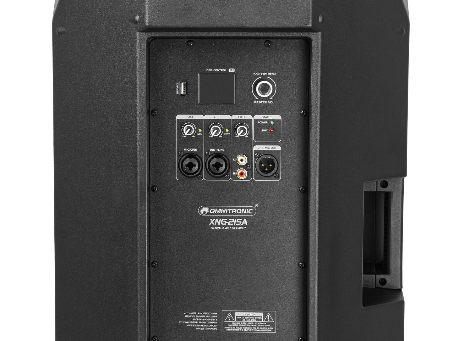 OMNITRONIC XNG-215A 2-Wege Lautsprecher, aktiv, DSP