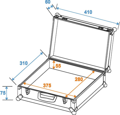 Mikrocase für 7Mikros Transportcase Mikrophone